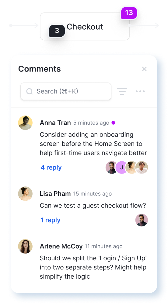 Inline commenting